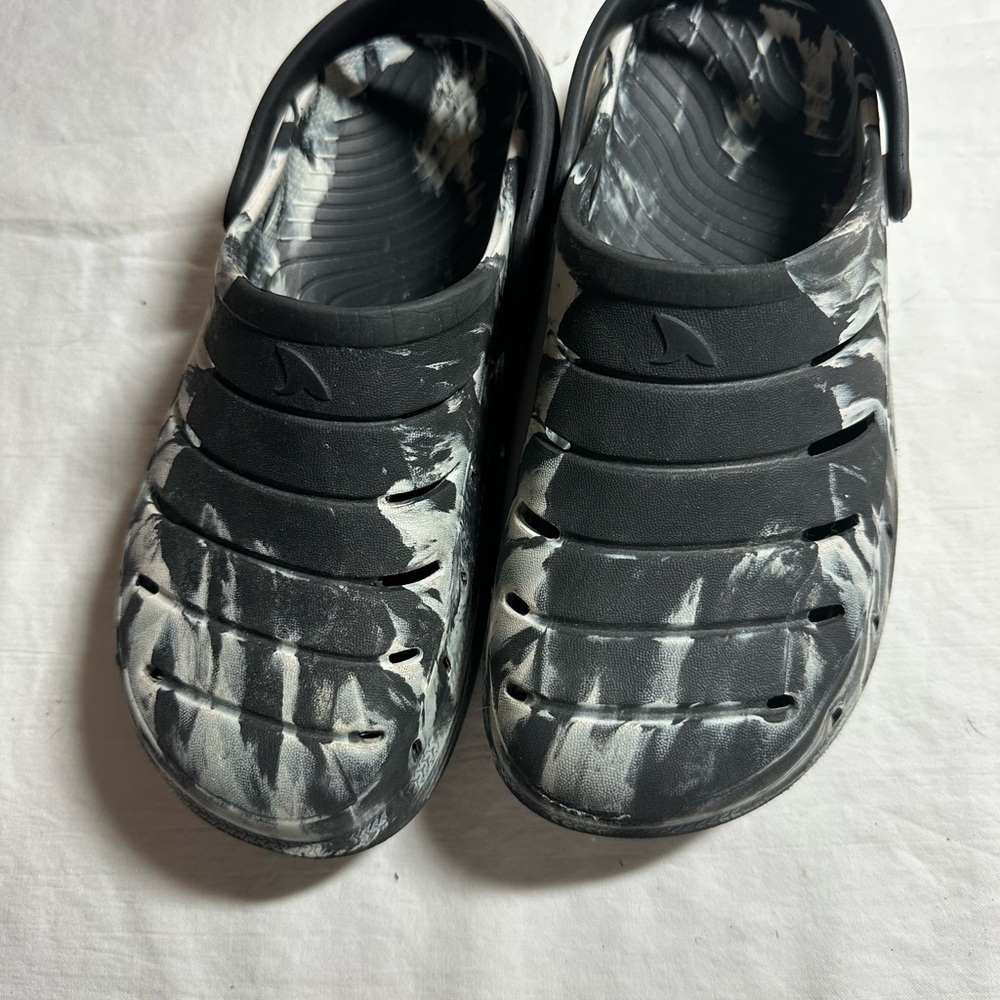 Kids Black and White Water Shoes